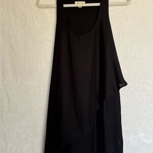 Silence + Noise Black Asymmetrical Sundress